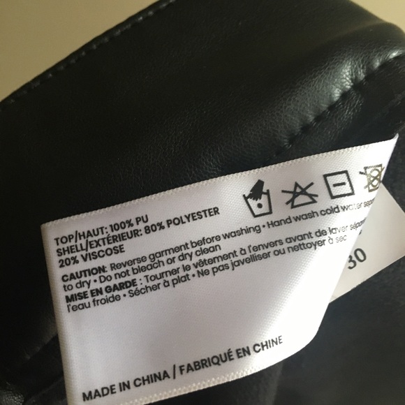 Yoga Jeans Vegan Leather Pant - Picture 8 of 9